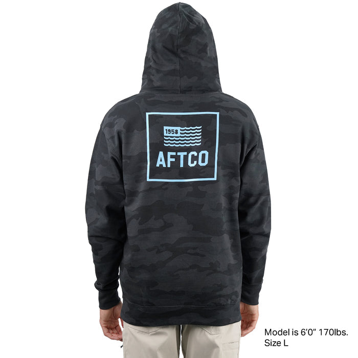 Aftco Jumbo Camo Pullover Hoodie BLCM