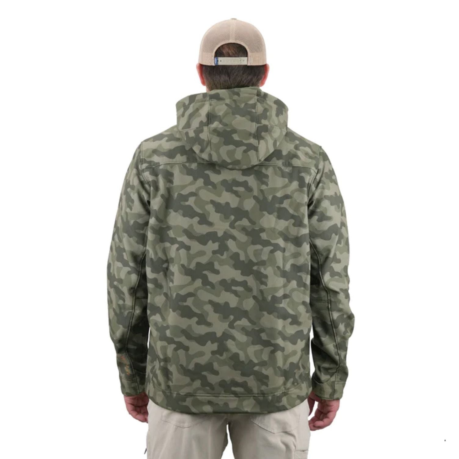 Aftco Reaper Tactical Zip Up Jacket Green OG Camo Back