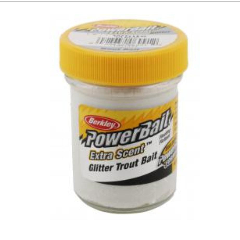 Berkley PowerBait Glitter Trout Bait - White