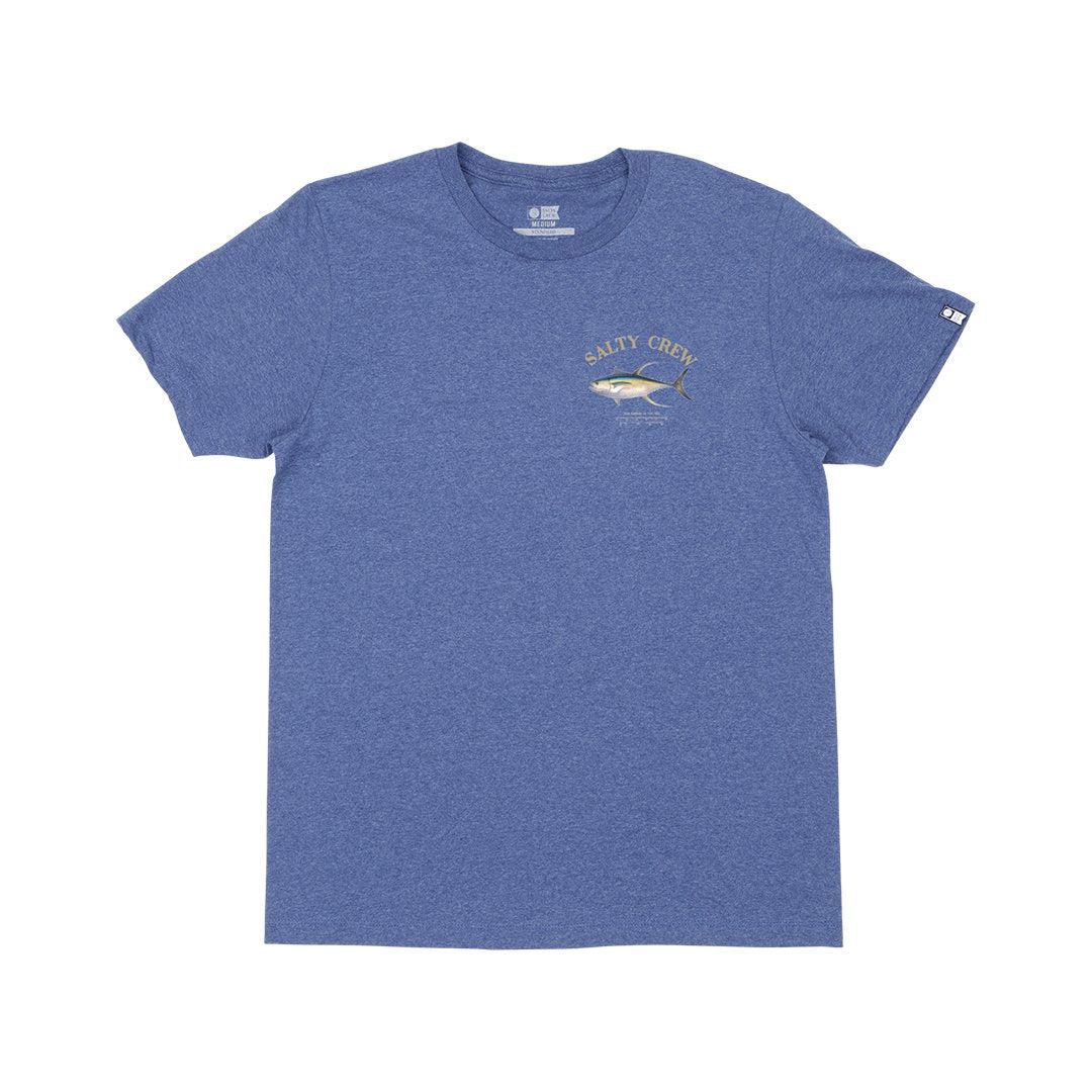 SALTY CREW AHI MOUNT BLUE HEATHER S/S STANDARD TEE