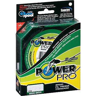 Power Pro Braided Line 150 yd / 5 lb / Moss Green
