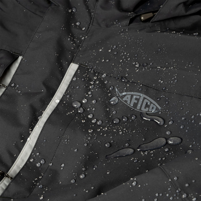 Aftco Hyrdronaut Waterproof Heavy-Duty Black Jacket