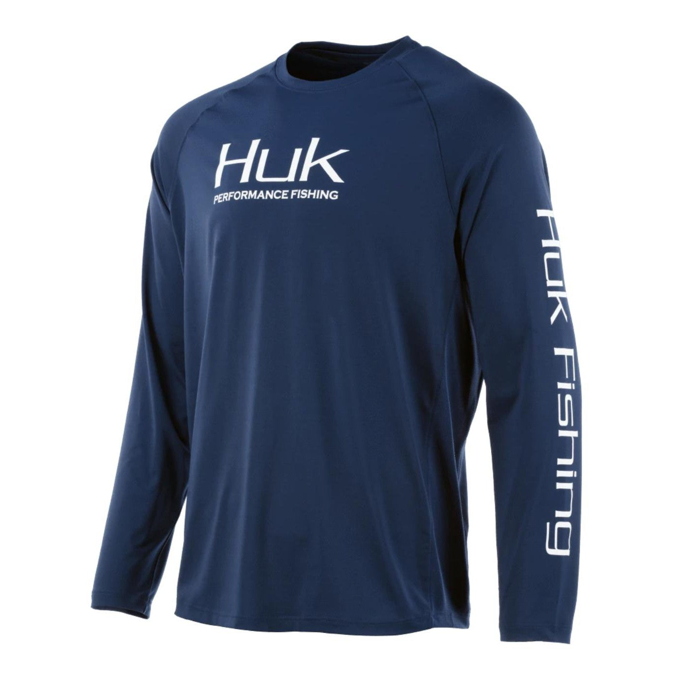Huk Men's Pursuit Vented Long Sleeve Shirt - Sargasso Sea - 2XL