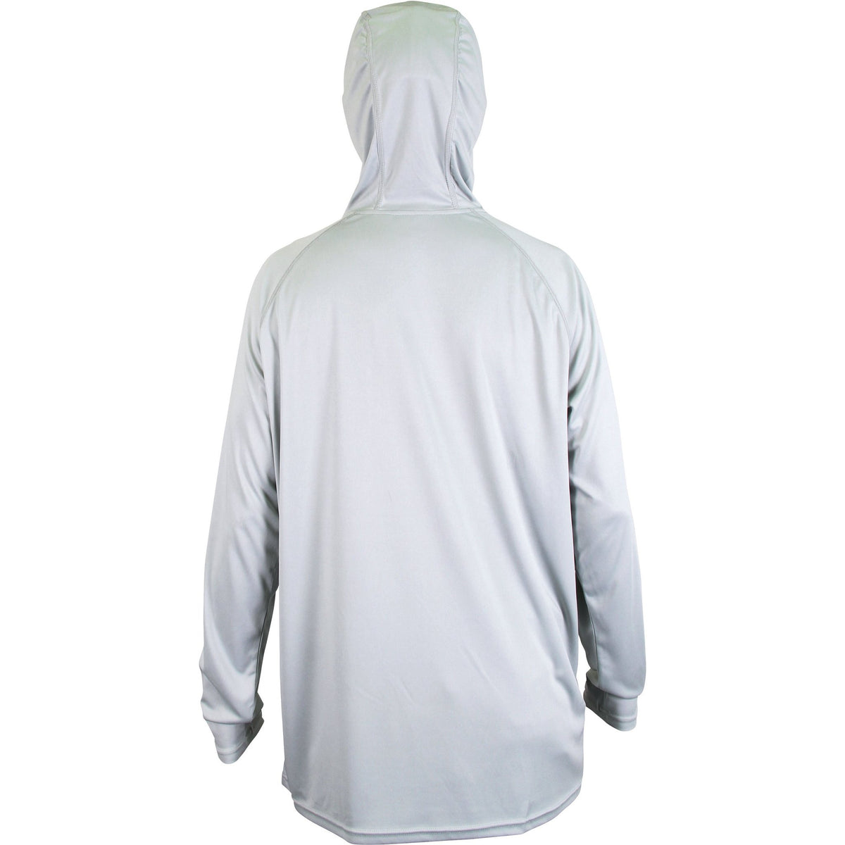 Aftco Jason Christie Hooded Performance Shirt Gray  Back