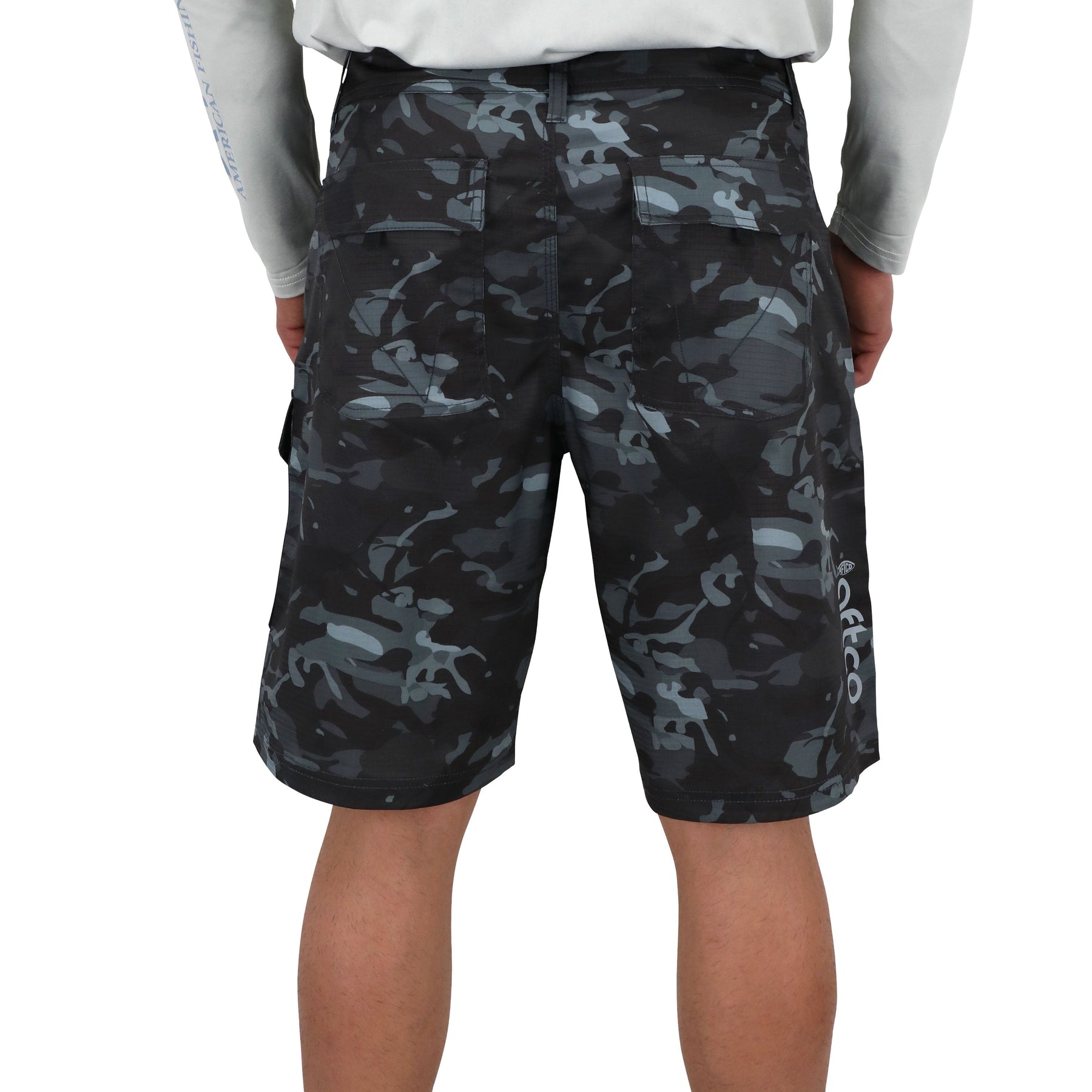 Aftco Tactical Fishing Shorts Back