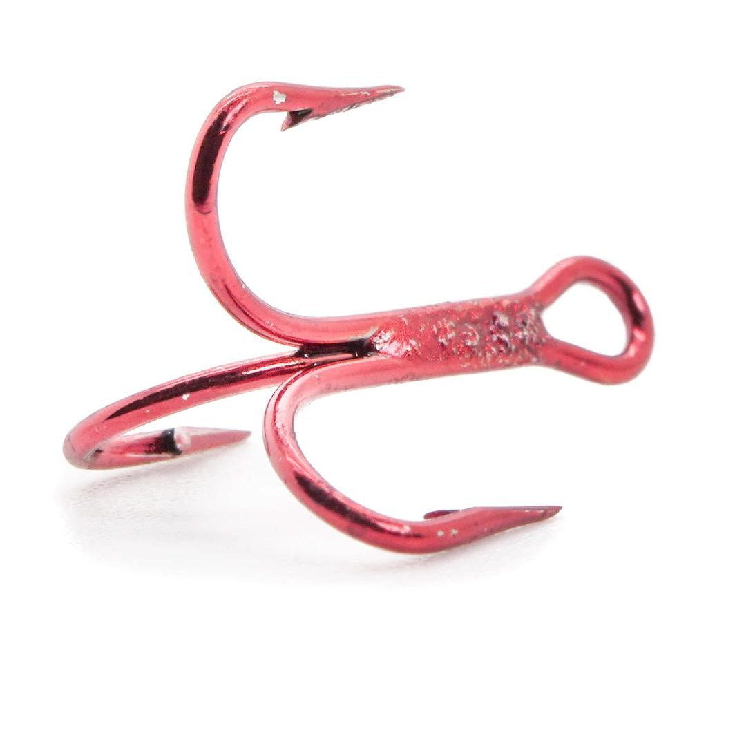 Mustad Red Treble Hooks