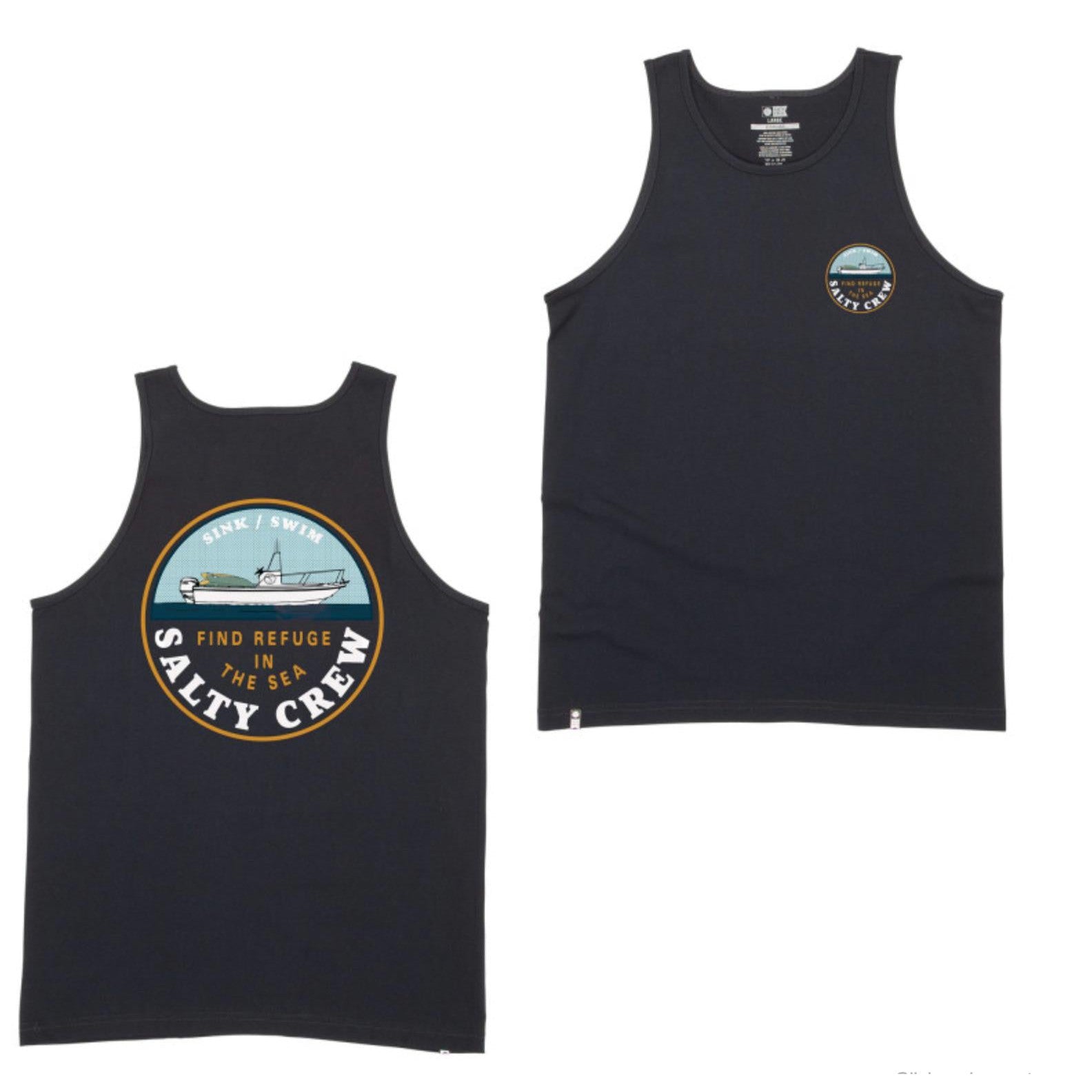 Salty Crew Dawn Patrol Tank - Black