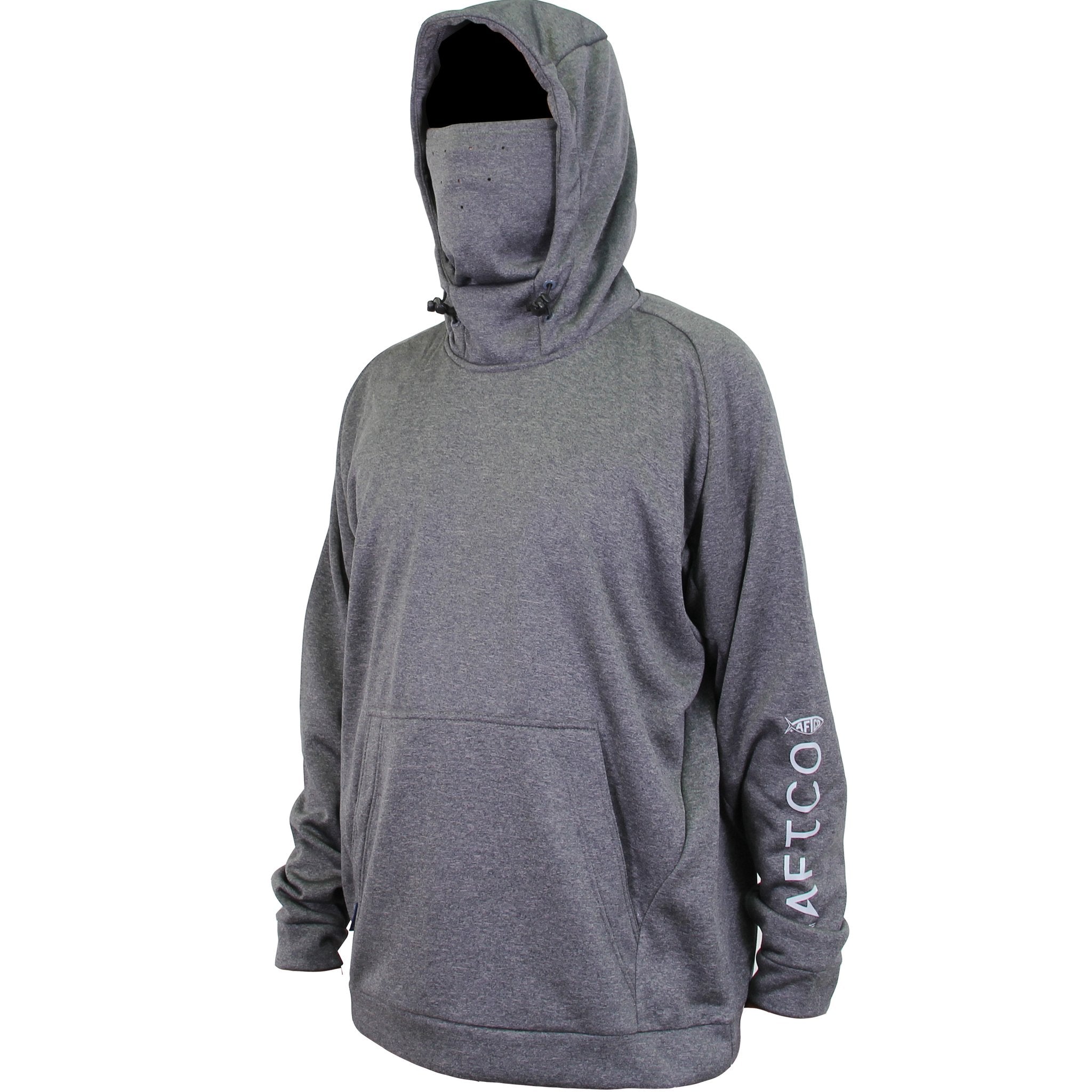 AFTCO Reaper Technical Fishing Hoodie - Charcoal Heather - 3XL