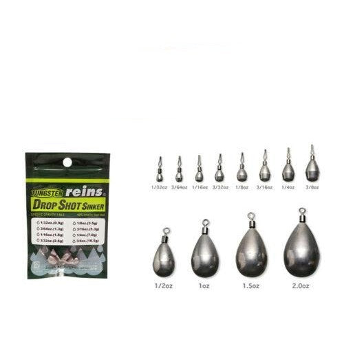 Reins Tungsten Drop Shot Fishing Sinkers