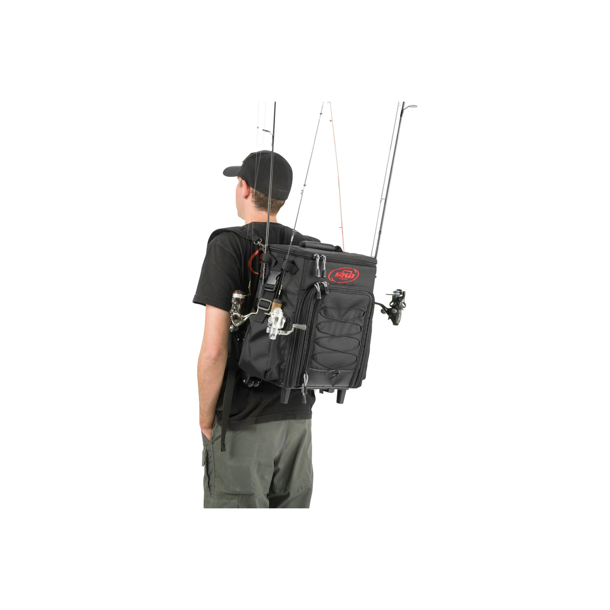W.p.e Waterproof Fishing Tackle Bag 2-layer Fishing Lure Reel Storage Bag  Fishing Gear Storage Bag Pouch Fishing Bags