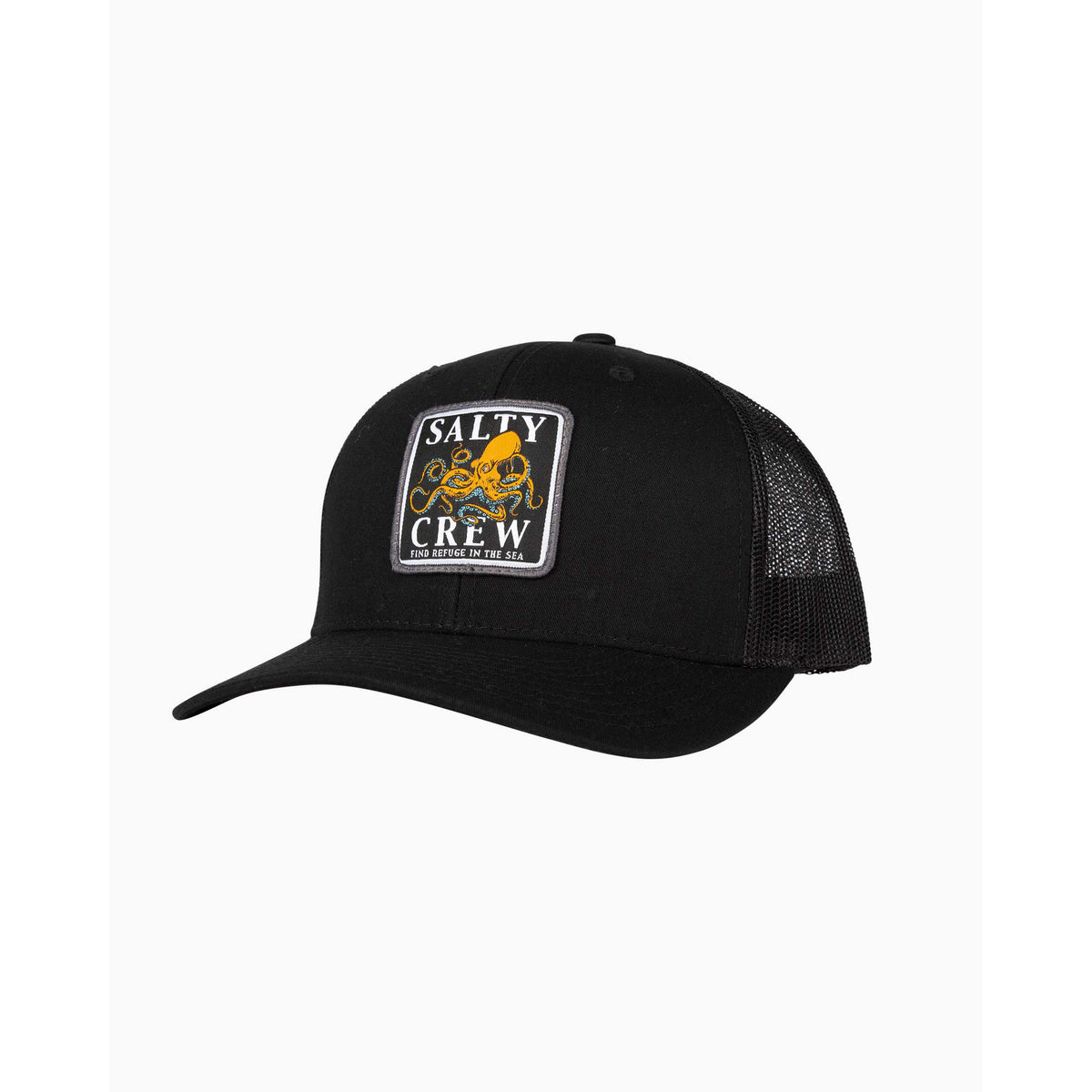 Salty Crew Ink Slinger Retro Trucker Hat Black