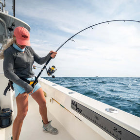 Belt women on fish