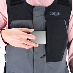 Aftco Hydronaut Waterproof Heavy-Duty Gun Metal Bib