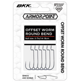 BKK Armor Point Offset Worm Round Bend Hooks