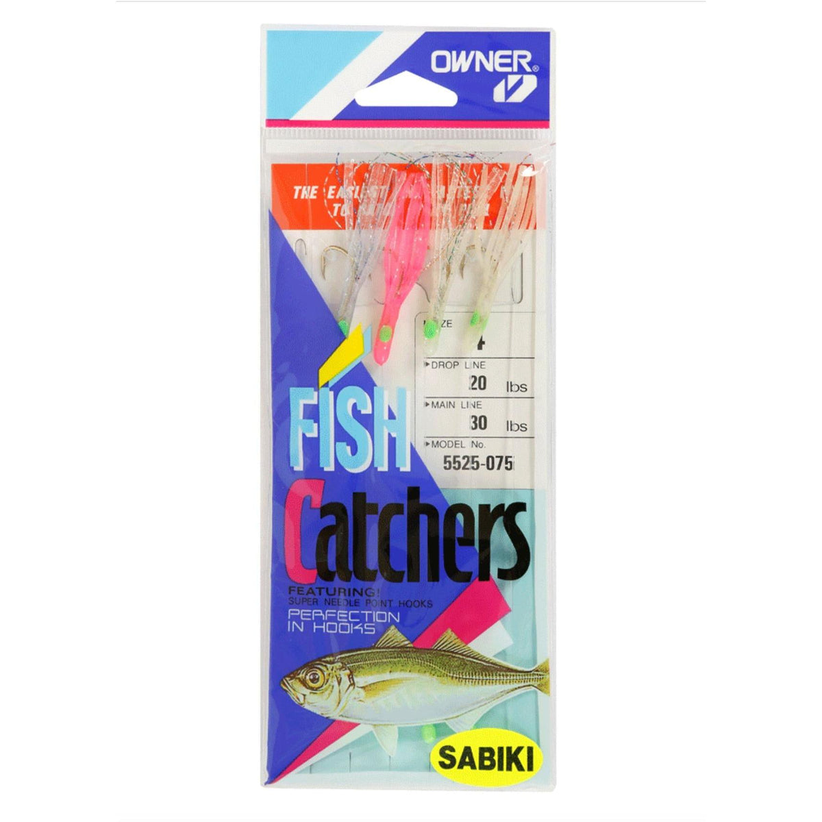 Owner Sabiki Squid #4 Hook 4 Squids 5525-075
