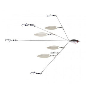 Yum 5 Wire Flash Mob Jr Umbrella Rig with Willow Blades