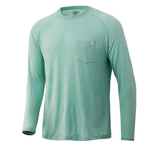 Huk Waypoint Long Sleeve Shirt - Lichen