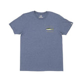 MOSSBACK S/S STANDARD TEE NAVY HEATHER