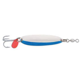 Luhr-Jensen Krocodile Spoon, Chrome/Neon Blue