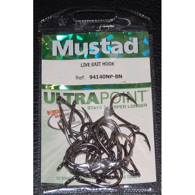 Mustad Ultrapoint Live Bait Hook 94140NP-BN