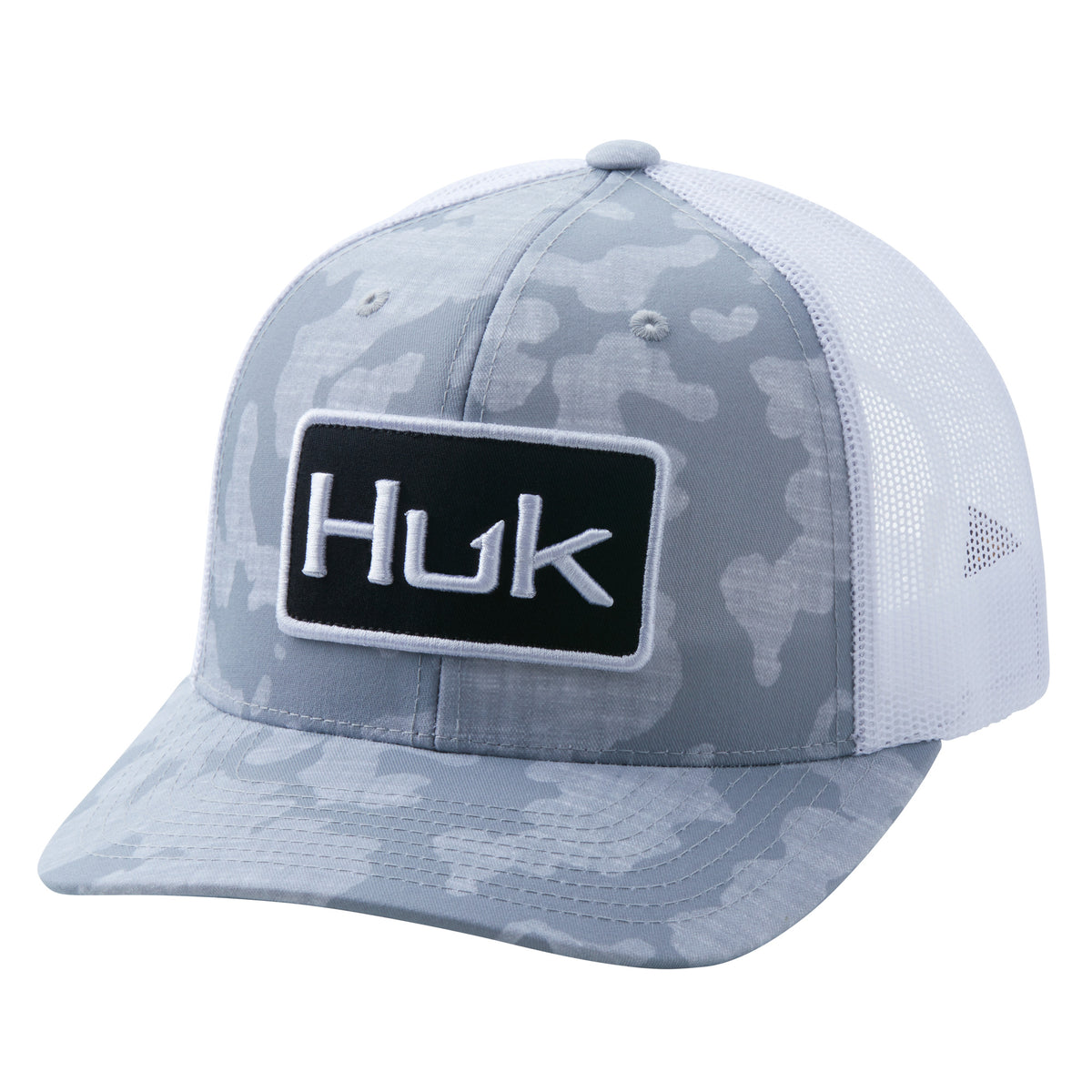 Huk Running Lakes Trucker Hat Overcast Gray