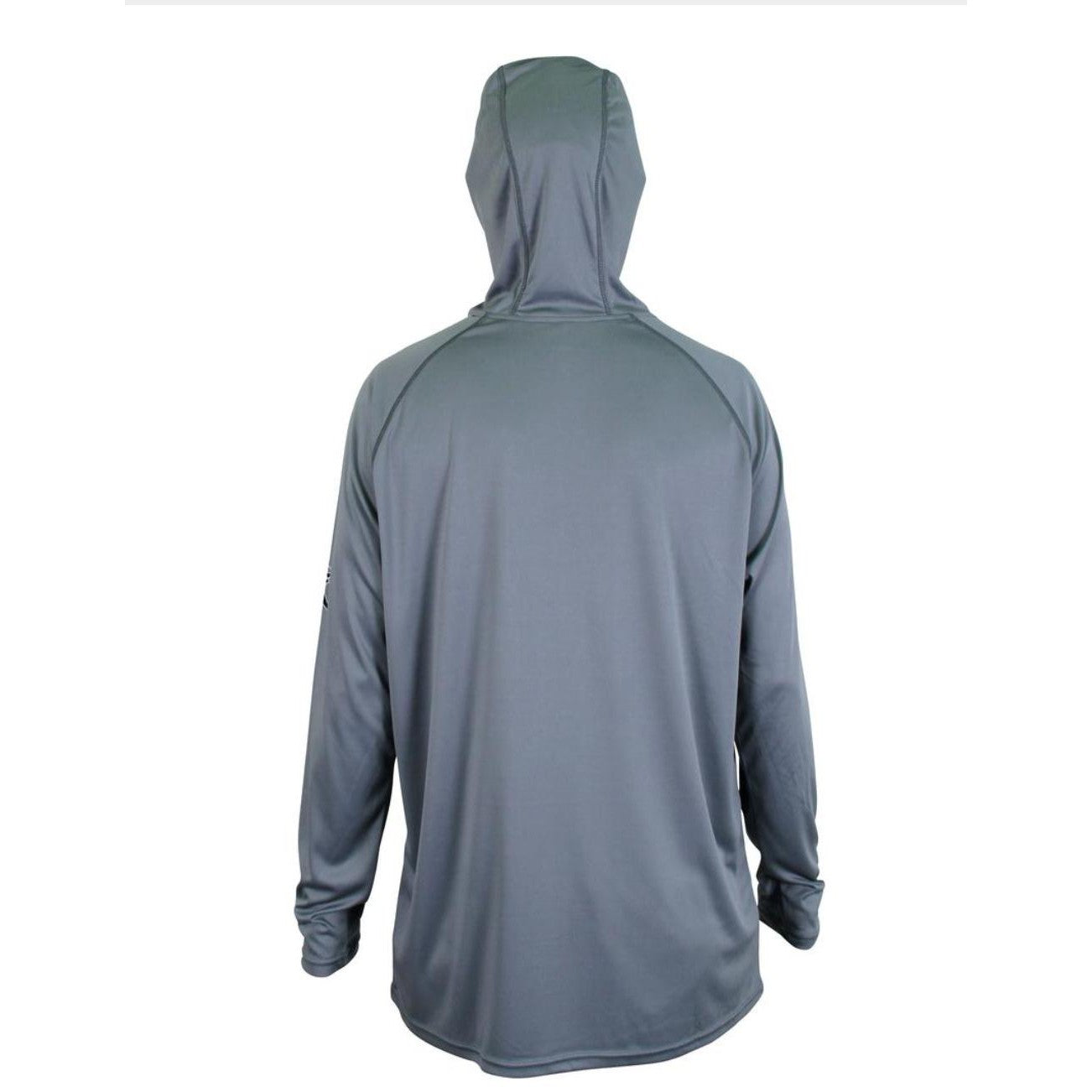 Aftco Jason Christine Hooded L/S performance Shirt - Steel Heather