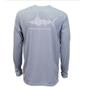 JIGFISH LS PERFORMANCE SHIRT - LGRA Back