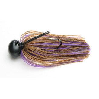 Keitech Tungsten Model II Football Jig, Brown Purple, 1/2oz