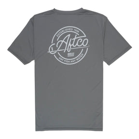 Aftco Momentum SS Performance Shirt Charcoal