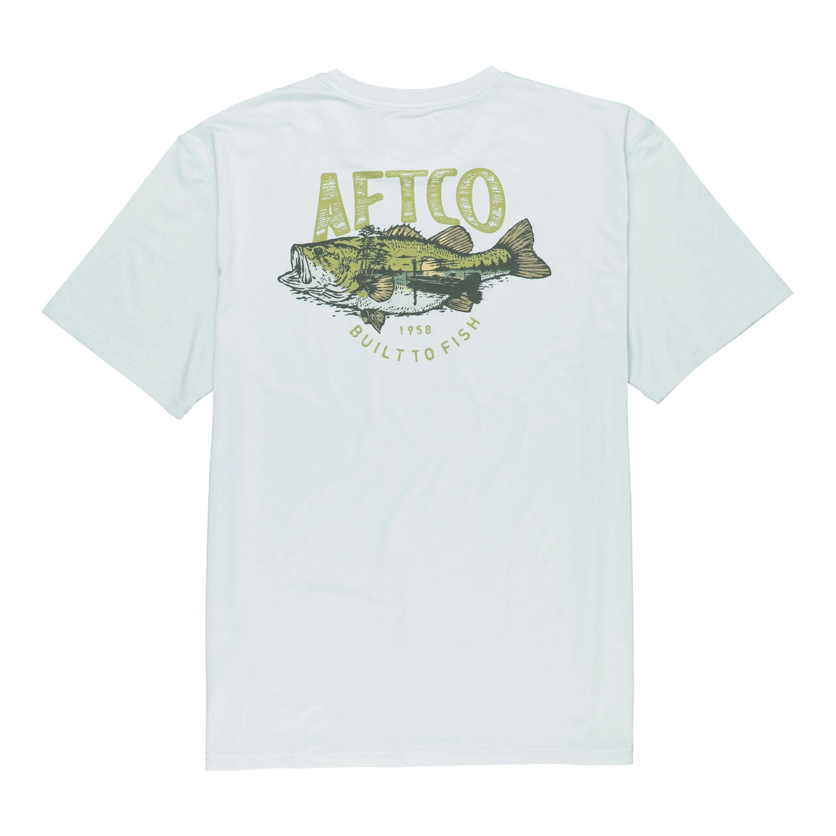 Aftco Wild Catch Short Sleeve Tee - Sprout