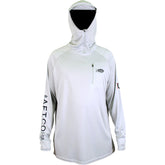 Aftco Jason Christie Hooded Performance Shirt Gray 