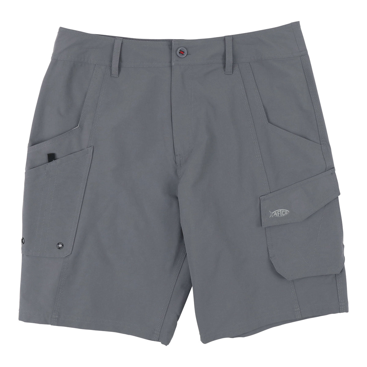 Aftco Stealth Fishing Shorts Charcoal