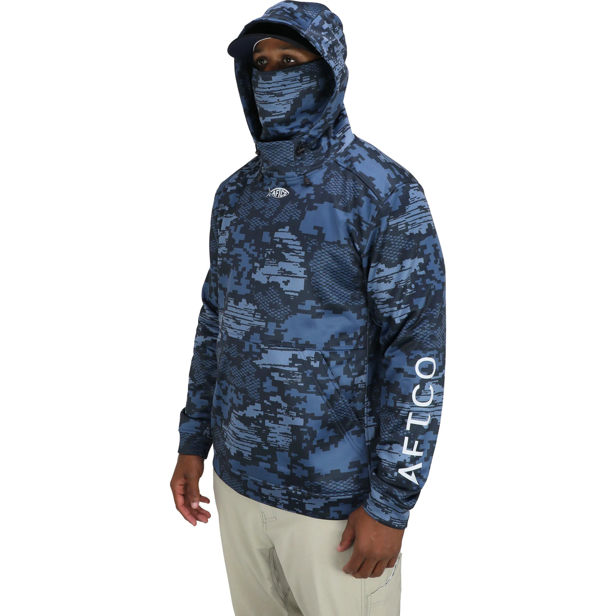 Aftco Reaper Tactical Sweatshirt Navy Digi Camo