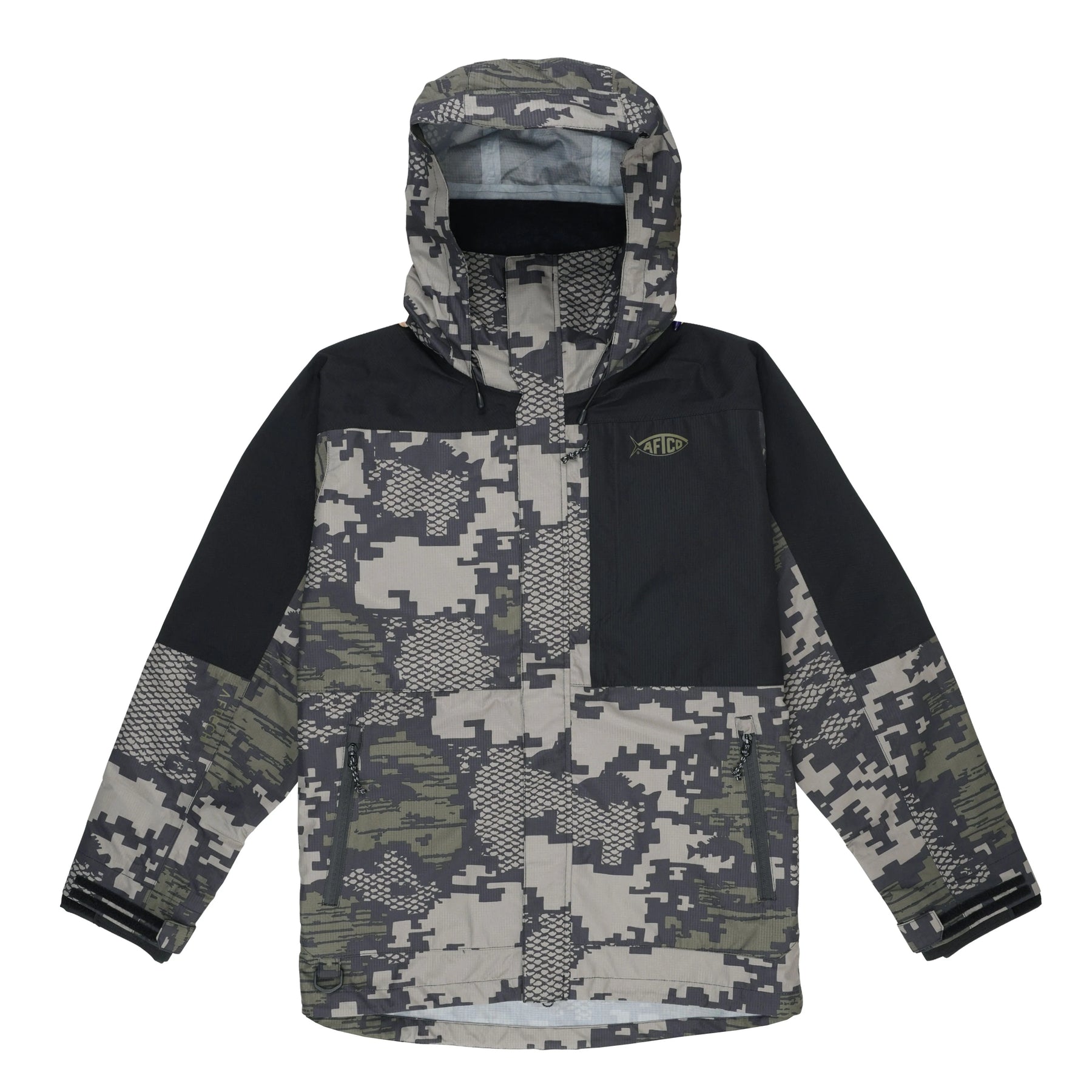 AFTCO Barricade Jacket - Green Camo - Large
