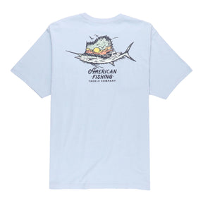 Aftco Sail Fishing Short Sleeve Tee - Pearl