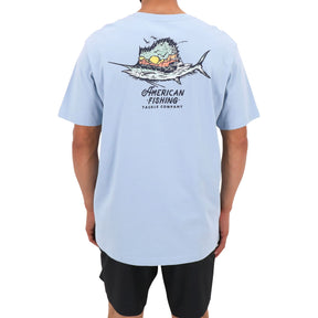 Aftco Sail Fishing Short Sleeve Tee - Pearl