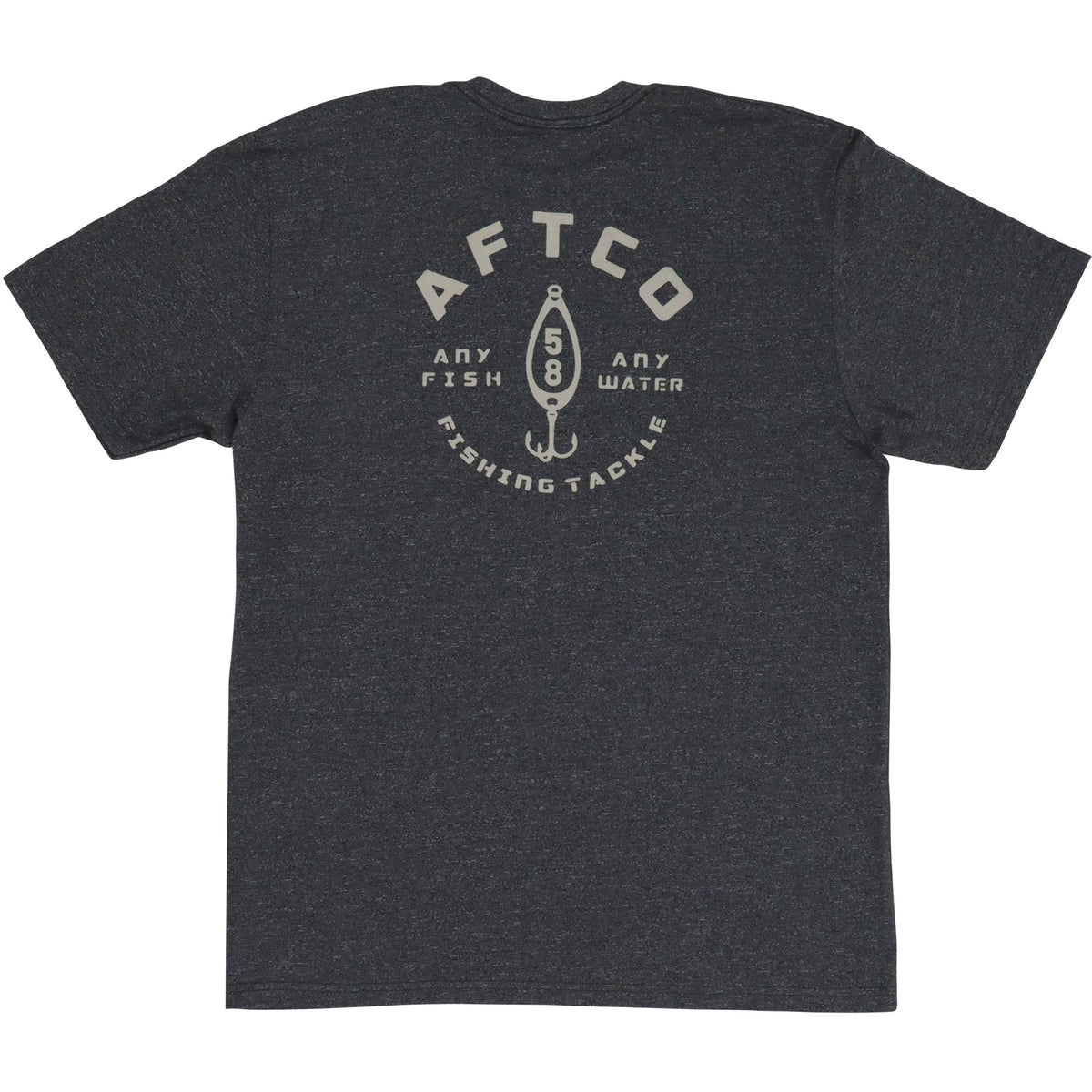 Aftco Westside Short Sleeve Tee Meteorite Black Heather