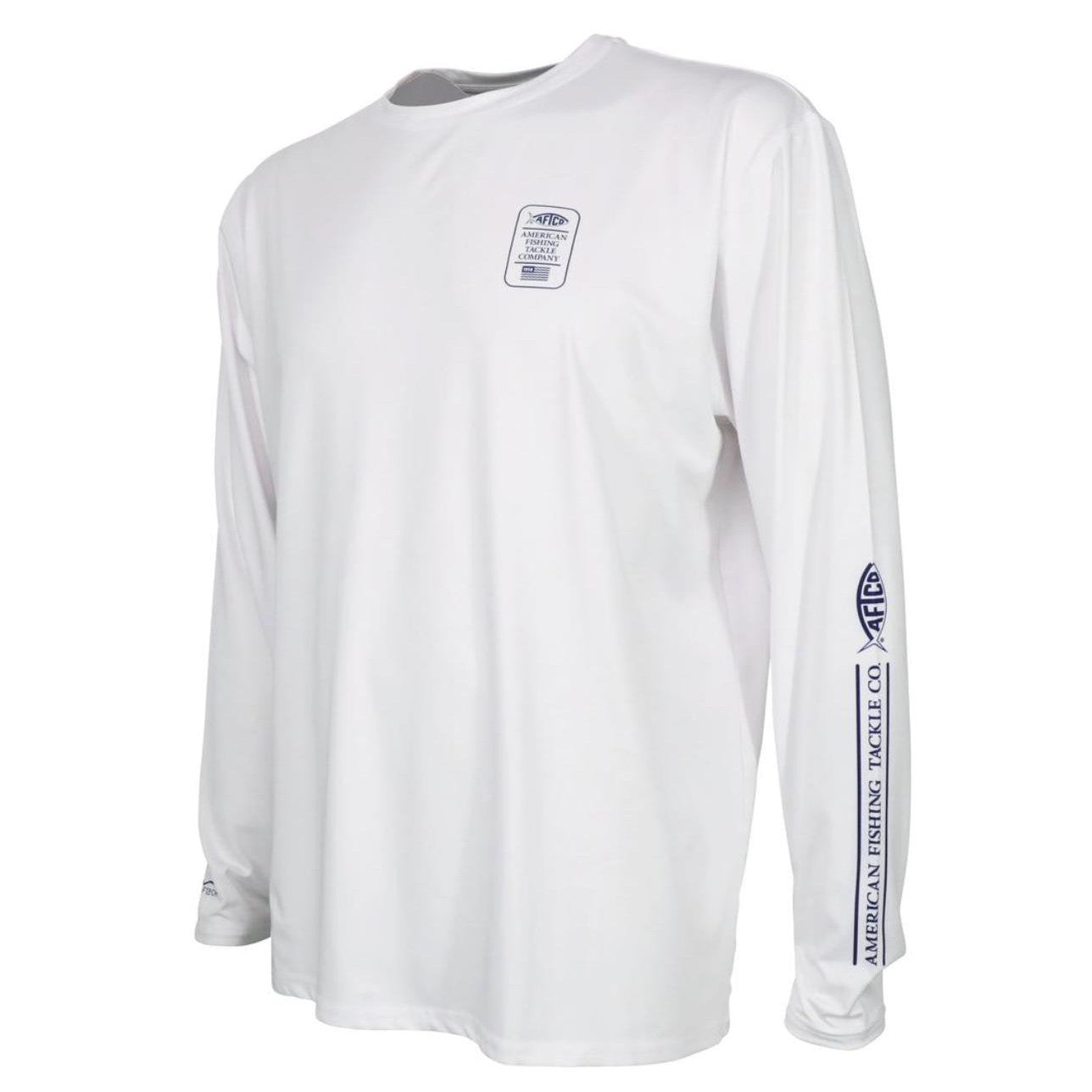 Aftco Wingman LS Performance Shirt - White
