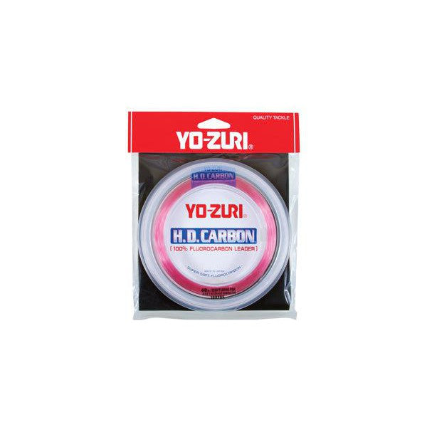 Yo-Zuri H.D. Carbon Disappearing Pink 100% Fluorocarbon Leader
