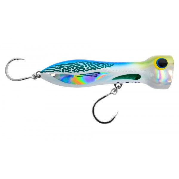 1PCS Saltwater Fishing Lures Artificial Popper Baits Topwater Fishing Tackle  AccessoryBlue Back 
