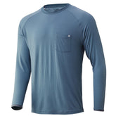Huk Waypoint Long sleeve Shirt - Silver Blue